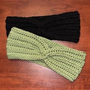 Crochet Earwarmer Twist Headband